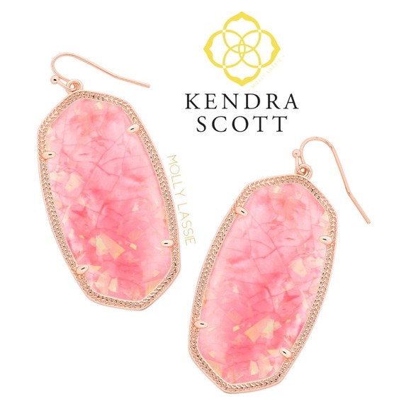 IRIDESCENT CORAL ILLUSION DANIELLE EARRINGS KENDRA